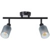 Brilliant Loralie Ceiling Light black, 2-light sources
