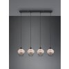 Reality Borka Pendant Light black, 4-light sources