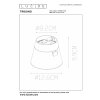 Lucide TRIGONO Ceiling Light black, 1-light source