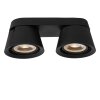 Lucide TRIGONO Ceiling Light black, 2-light sources