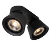 Lucide TRIGONO Ceiling Light black, 2-light sources