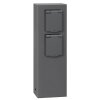 LCD  socket tower grey