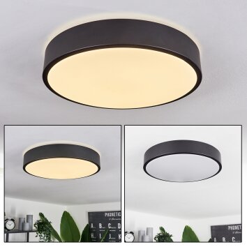 Samaira Ceiling Light LED black, white, 1-light source