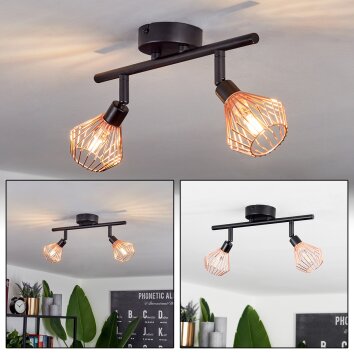 Grönhöj Ceiling Light black, 2-light sources