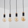 Brenier Pendant Light Ecru, black, 4-light sources