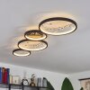 Fombillou Ceiling Light LED black, 1-light source