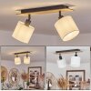 Alsen Ceiling Light Light wood, black, 2-light sources