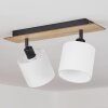 Alsen Ceiling Light Light wood, black, 2-light sources