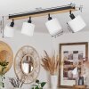 Alsen Ceiling Light Ecru, black, 4-light sources