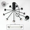 Remaisnil Pendant Light black, 9-light sources