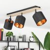 Alsen Ceiling Light Light wood, black, 3-light sources