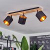 Alsen Ceiling Light Light wood, black, 3-light sources