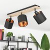 Alsen Ceiling Light Light wood, black, 3-light sources