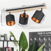 Alsen Ceiling Light Light wood, black, 3-light sources