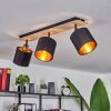 Alsen Ceiling Light Light wood, black, 3-light sources