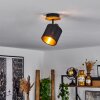 Alsen Ceiling Light Ecru, black, 1-light source