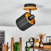 Alsen Ceiling Light Ecru, black, 1-light source