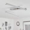 Kudus Ceiling Light LED chrome, 1-light source