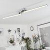 Kudus Ceiling Light LED chrome, 1-light source