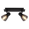 Globo CLAUDE Wall Light black, 2-light sources