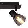 Globo CLAUDE Wall Light black, 2-light sources