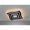 Fischer & Honsel Gorden Ceiling Light LED black, 1-light source, Remote control