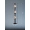 Fischer & Honsel Regi Floor Lamp black, 3-light sources