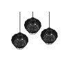 Reality Borka Pendant Light black, 3-light sources