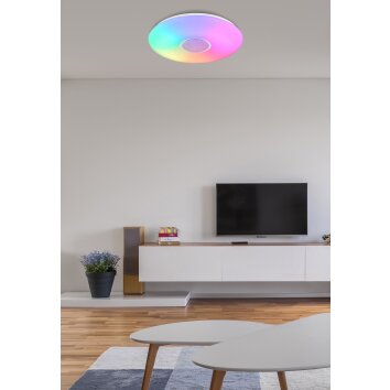 Globo SULLY Ceiling Light LED white, 1-light source, Remote control, Colour changer