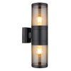 Globo XELOO Outdoor Wall Light black, 2-light sources