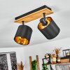 Alsen Ceiling Light Ecru, black, 2-light sources