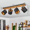 Alsen Ceiling Light Ecru, black, 4-light sources