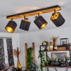 Alsen Ceiling Light Ecru, black, 4-light sources