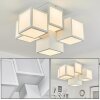 Allonville Ceiling Light LED white, 1-light source