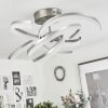 Vignats Ceiling Light LED matt nickel, 4-light sources, Remote control