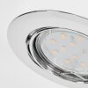 Vibersviller recessed light LED chrome, 1-light source