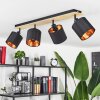 Alsen Ceiling Light Light wood, black, 4-light sources