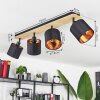 Alsen Ceiling Light Light wood, black, 4-light sources