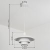 Sundet Pendant Light white, 1-light source