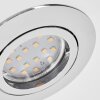 Kerrouan recessed light LED chrome, 1-light source