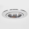 Kerrouan recessed light LED chrome, 1-light source