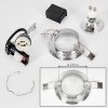 Vibersviller recessed light LED chrome, 1-light source