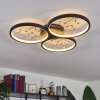 Fombillou Ceiling Light LED black, 1-light source
