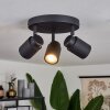 Douarnenez Ceiling Light black, 3-light sources