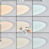 Sani Ceiling Light LED white, 1-light source, Remote control, Colour changer