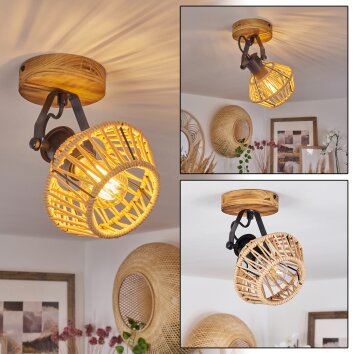 Auboncourt Ceiling Light Ecru, 1-light source