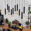 Wheelwright Pendant Light matt nickel, black, 10-light sources