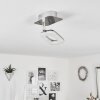 Villenauxe Ceiling Light LED chrome, matt nickel, 1-light source