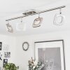 Villenauxe Ceiling Light LED chrome, matt nickel, 4-light sources