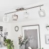 Villenauxe Ceiling Light LED chrome, matt nickel, 4-light sources
